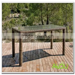 Wicker Table,Garden Long Wicker Table thumbnail-1