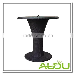 Audu Contemporary Bistro Set /Black Armless Rattan Bistro Set thumbnail-2
