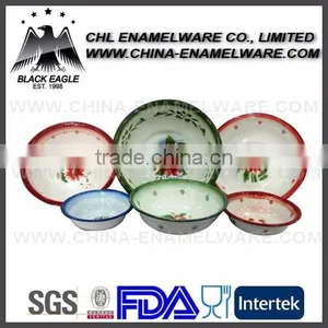 Plain Enamel Wash Basin With Stainless Steel Rim thumbnail-6