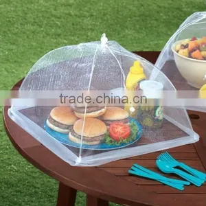 White Food Cover Tent, 16 Inch, Reusable and Collapsible, Keep Out Flies, Bugs, Mosquitos thumbnail-1