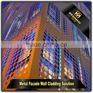 Metal Aluminium Laser Cut Peforated Exterior Wall Cladding Panel for Facade thumbnail-4
