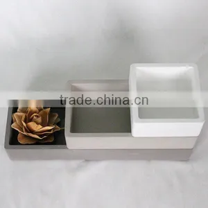 Hot New Product Home Decor Unique Cosmetic Container and China Supplier Concrete Eco Friendly Cosmetic Containers thumbnail-5