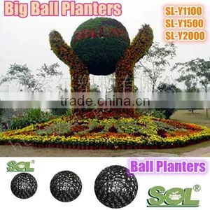 Garden Flower Pots Festival Decoration SL-Y1100 Large Plastic Flower Ball thumbnail-1