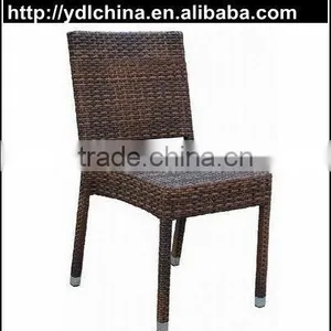 Stackable Outdoor Synthetic Rattan Dining Chairs thumbnail-1