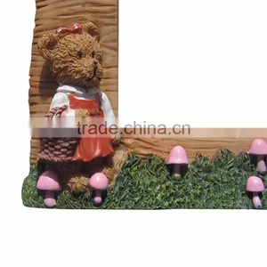 Fashion Wedding Decorations Resin Bear Wall Switch Sticker thumbnail-2