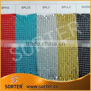 Metal Sequin Fabric Contemporary Curtains For Party Wedding Banquet thumbnail-5