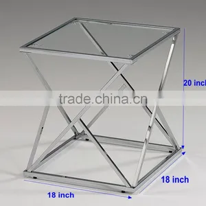 201 Stainless Steel Square Tube Frame for End Table for Living Room Furniture thumbnail-1