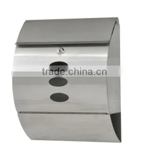 CT-9005 Wall Mounted Stainless Steel Mail Box thumbnail-1