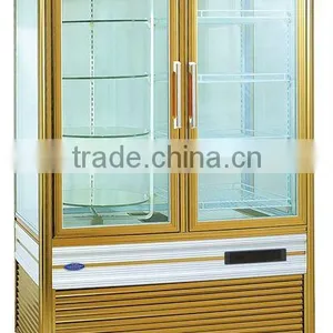Totating Drink Cooler Glass Showcase/refrigerator Beverage Display/fruit Showcase thumbnail-1