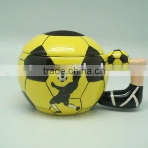 Ceramic Mug Football Shape thumbnail-1