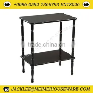 Solid Wood & MDF Veneer Two-tier End Table thumbnail-1
