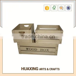 Top Quality Natural Wood Wooden Storage Basket With Low Price thumbnail-6