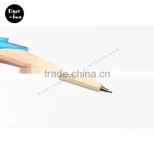 Custom Wooden Cartoon Bird Ball Pen thumbnail-3