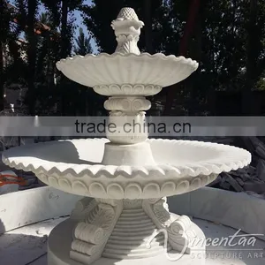 Stone Carving Outdoor Decoration Garden 3 Tier Marble Water Fountain Prices thumbnail-3