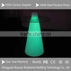 2015 High Tall With Glass New Design Glowing Furniture High Led Bar Table thumbnail-4