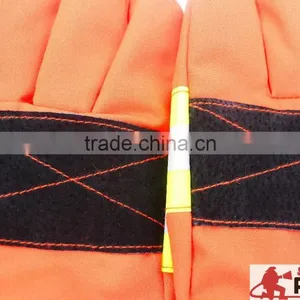 Firefighter Red 3 m Reflective Safety Security Fireman Hand Protected Construction Engineer Working Gloves thumbnail-6