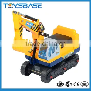 Excavator Digger Pulling Cart Mall Kids Ride on Toys thumbnail-3