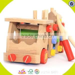 2017 Wholesale Baby Wooden Screw Toy Fashion Kids Wooden Screw Toy Popular Children Wooden Screw Toy W03C024 thumbnail-1