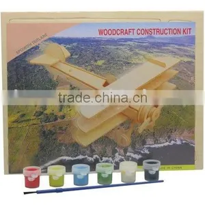 Wood Craft Construction Kit-aircraft thumbnail-1