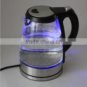 Good Quality and Competitive Price Clear Glass Electric Kettle With Color Changing thumbnail-1