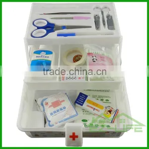 Wholesale First Aid Empty Mini Children Medical Gift SOS Bullet Waterproof Plastic Army Dry Storage Box thumbnail-1