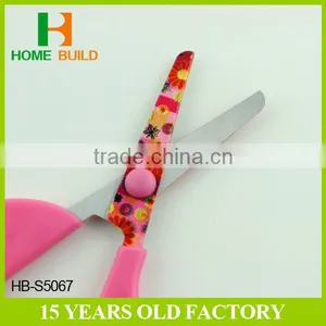 Factory Price HB-S5067 5" Colorful Blades Plastic Handle School Scissors thumbnail-5