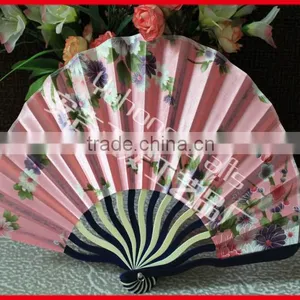 Chinese Style Handcrafts Fabric Fan thumbnail-3