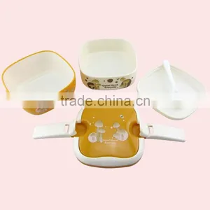 Double Layers Portable Square Plastic Lunch Box thumbnail-3