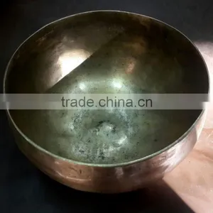 High Quality 70 Years Old Antique Tibetan Meditation Singing Bowl thumbnail-2