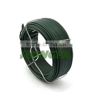 30m Coiled Green Soft Pvc Coated Wire for Garden and Agriculture thumbnail-3