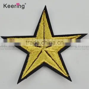 Star Small Embroidery Patches Epaulet Badge for Garment Accessory WEFA-028 thumbnail-1
