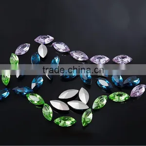 Top Quality 9X18MM Horse Eye Shape Crystal Glass Stone From China thumbnail-3