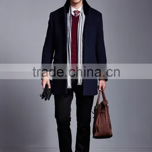 Wool High Quality Winter Warm Men Coat Made to Measure Overcoat. BCL021 thumbnail-4