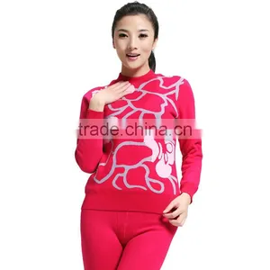 Fashion Thicken and Plus Size Women Thermal Underwear thumbnail-1