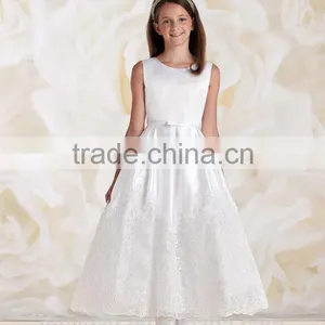 New Style Girl Wedding Gown High Neck Flower Dress thumbnail-1