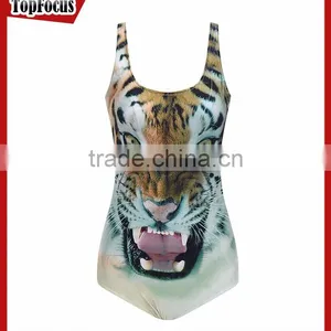Latest Design Lace up Bodysuit Blank Swimwear thumbnail-2