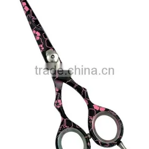 Hairdressing Scissors Black Pink thumbnail-1