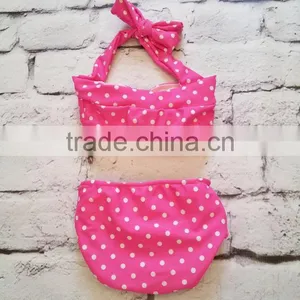 Fashionable Baby Girl Swimsuits One Piece Solid Color Child Wear Swimsuit thumbnail-3