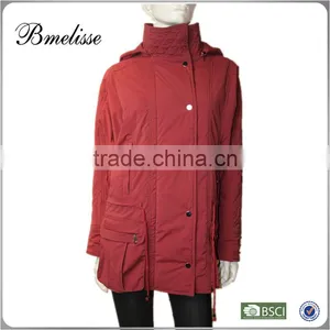 2014 2015 High Fashion Woman Long Coat Lady Winter Parka for Girls thumbnail-1