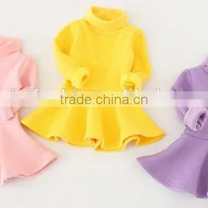 OEM Casual Latest Modern Baby Girl Winter One-Piece Dresses thumbnail-3