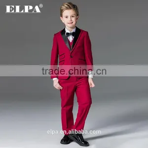 ELPA Formal Designer Slimming Wholesale Blue3 Piece Boys Tuxedo Suits thumbnail-3