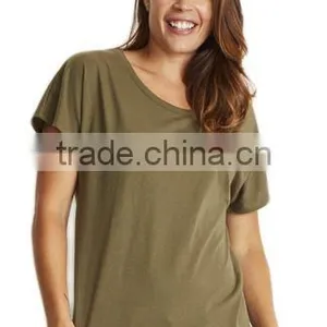Next Level Apparel Ladies' Ideal Dolman Tee - 60% Combed Ring-spun Cotton, 40% Polyester Jersey and Comes With Your Logo thumbnail-3
