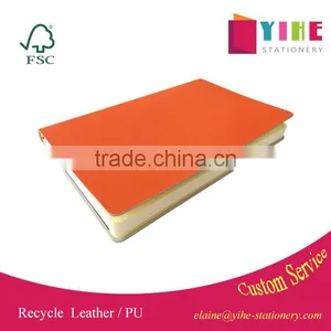 2017/2018 Customize Recycle Leather Planner PU Section Sewing Notebook / Agenda Organizer thumbnail-1