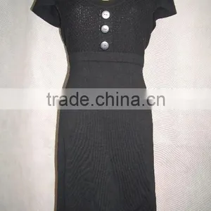 Black Cotton Dress thumbnail-1