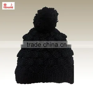 Hand Made Lady Hat 100%Acrylic Fashion Lady Top thumbnail-1
