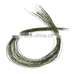DIY Handcraft Supply Artificial Floral Wire Flower Stem Green 60.0cm x 0.7mm, 100 PCs thumbnail-1