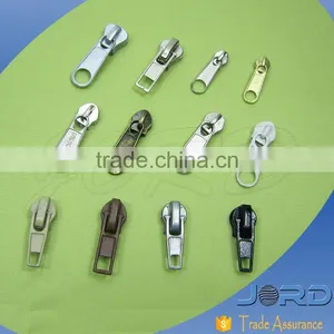 12years Experience Factory Wholesale Newest Fashion Zinc Alloy Zipper Slider for Bags/garments/suitcases Nylon Zipper Head thumbnail-1