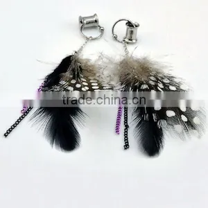 Top Quality Unique Design Feather Ear Plug /ear Expander thumbnail-1