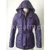 Fashion Purple Womens Long Down Coat , Windproof Duck Feather Outerwear thumbnail-1