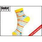Colorful Stripe Fancy Women Casual Socks / Cute Ladies Leisure Socks thumbnail-1